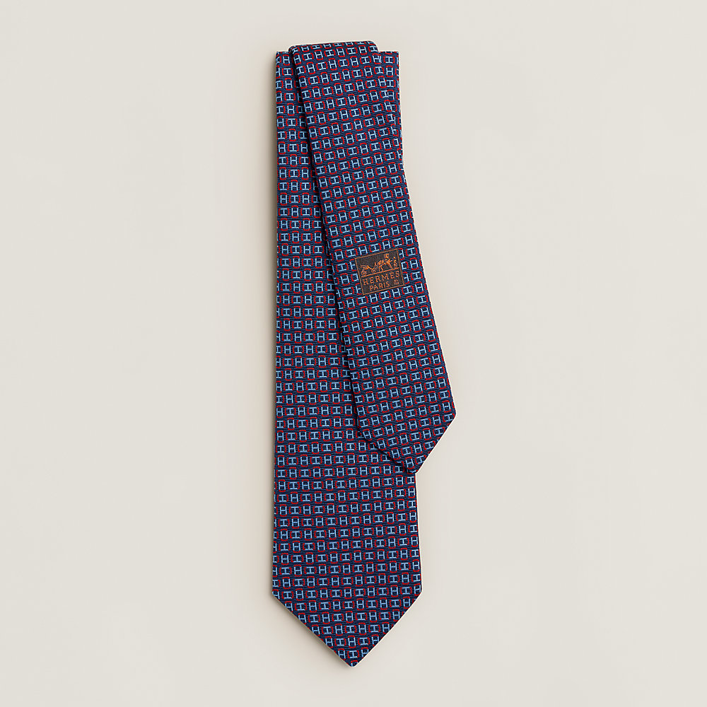 HERMES　ネクタイ エルメス Hermes HERMES ネクタイ TIE 7cm フランス製 シルク